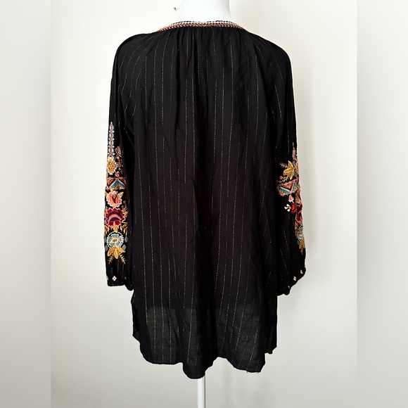 JOHNNY WAS ‘Clansy’ Embroidered Peasant Blouse Top Women’s Size Small - Picture 7 of 11